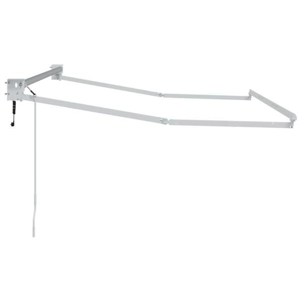 Elektrisches Markisenrahmen Weiß 3,5 x 2 m Aluminium
