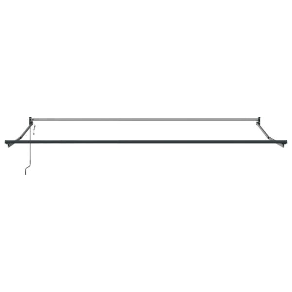 Elektrisches Markisenrahmen Anthrazit 4 x 2 m Aluminium