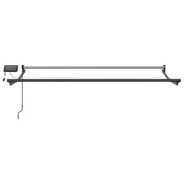 Manual Awning Frame with Solar LED 3,5 x 2 m Anthrazit