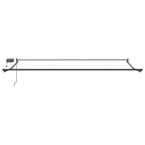 Elektrisches Markisenrahmen Anthrazit 4,5 × 3 m Aluminium