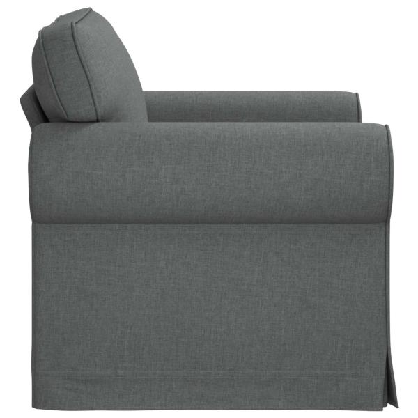 Sofa Dunkelgrau 95 x 82 x 80 cm Stoff