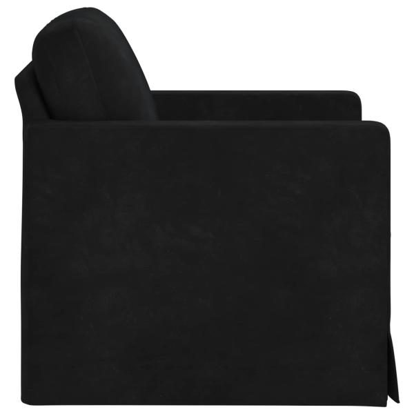 Sofa Schwarz 78 x 78 x 80 cm Samt