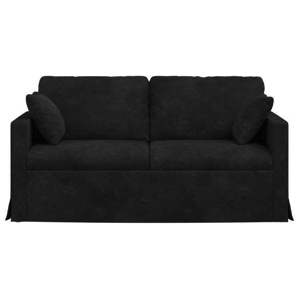 Sofa Schwarz 158 x 78 x 80 cm Samt