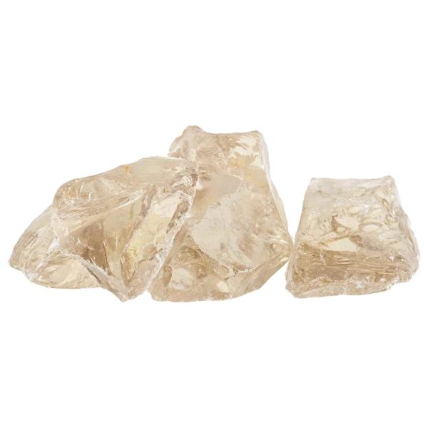 Gartensteine Champagner 12 cm Glas