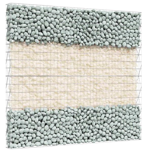 Gartensteine Champagner 12 cm Glas