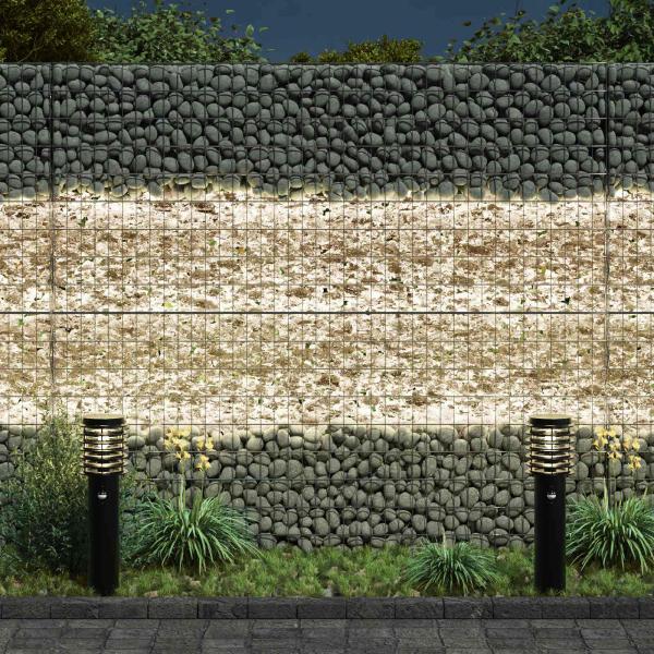 Gartensteine Champagner 12 cm Glas