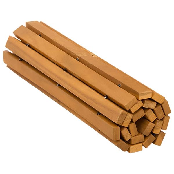 Badematte Natur 60 x 40 cm Massivholz Akazie