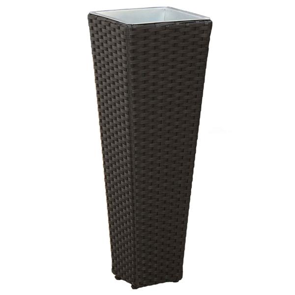 Set für Outdoor 3 stk. Schwarz 30 x 30 x 80 cm Metall