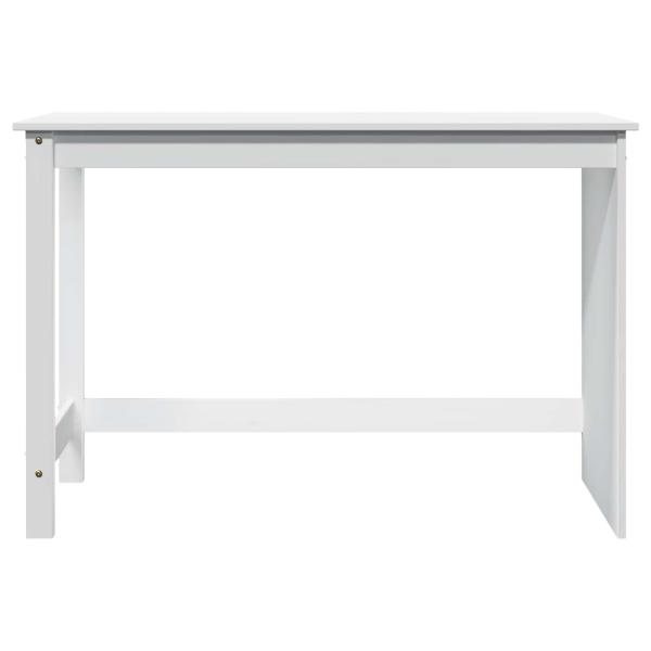 Schreibtisch Weiß 112 x 50 x 75 cm Massivholz Kiefer