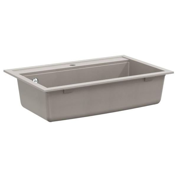 Waschbecken Granit 795 x 505 mm Grau