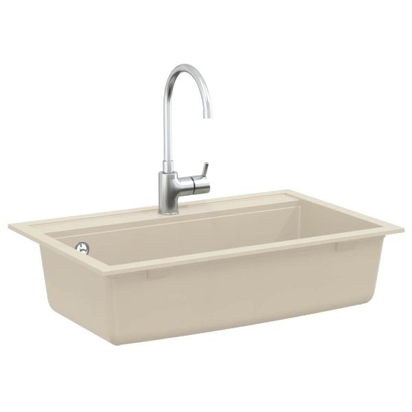 Waschbecken Granit 795 x 505 mm Beige