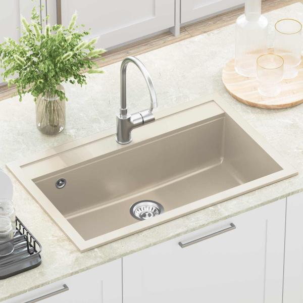 Waschbecken Granit 795 x 505 mm Beige