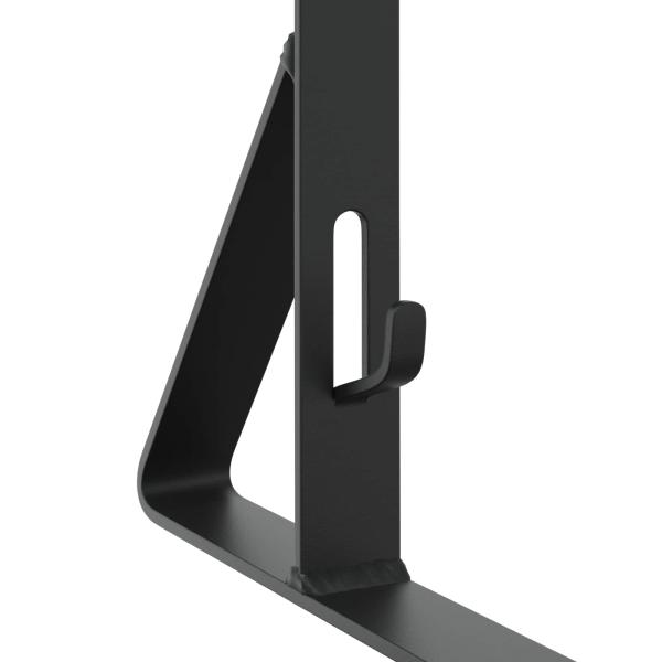 Schneewächter Unterstützung 6 Stk. Schwarz 29,5 x 3 x 34,5 cm