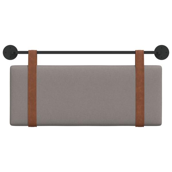 Hängendes Kopfteil Taupe Antikes PU