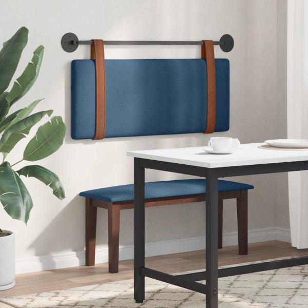 Hängendes Kopfteil Blau Antikes PU