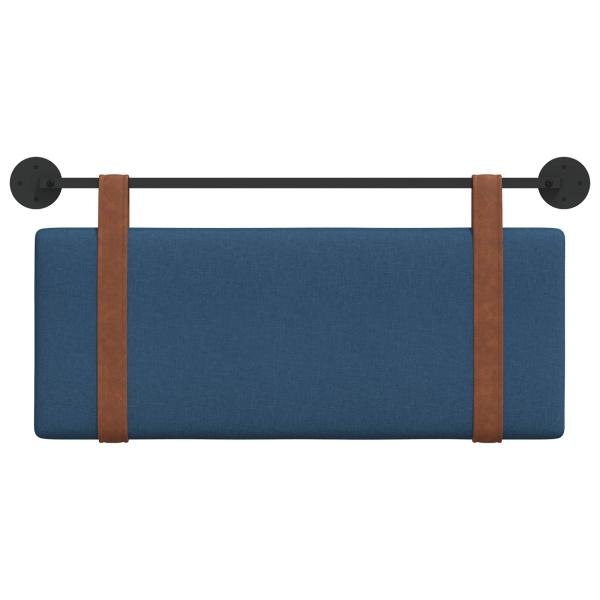 Hängendes Kopfteil Blau Antikes PU