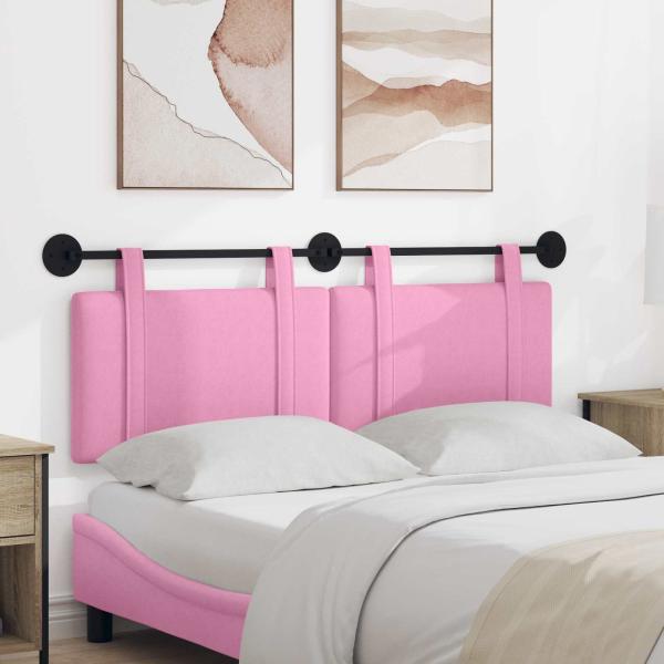 ARDEBO.de - Hängendes Kopfteil Rosa Stoff