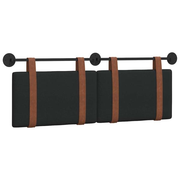 Hängevorderseite Uni Schwarz 130 x 55 x 5 cm Antikes PU