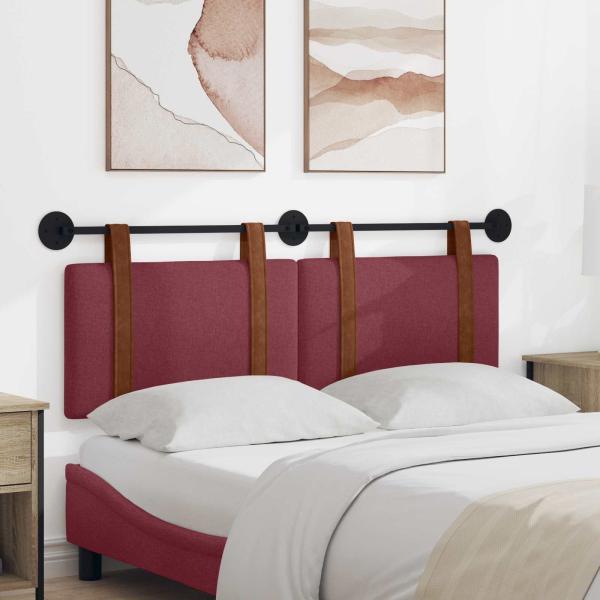 ARDEBO.de - Hängevorderseite Uni Weinrot 130 x 55 x 5 cm Antikes PU
