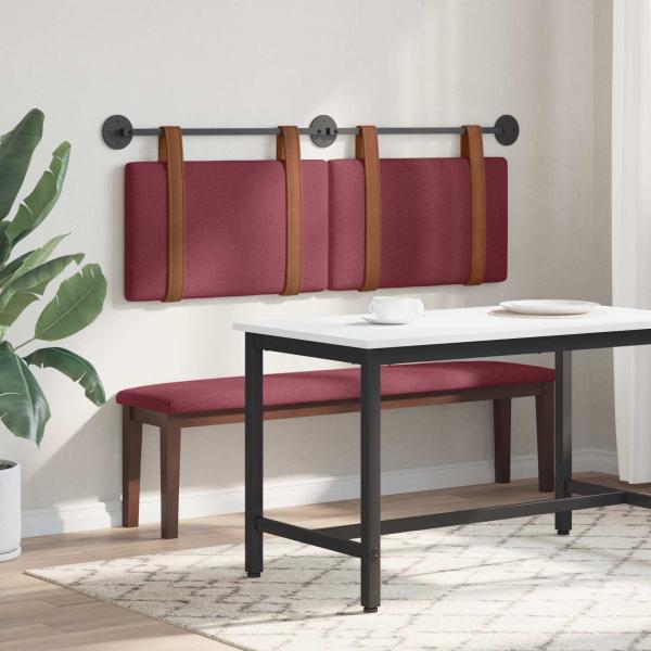 Hängevorderseite Uni Weinrot 130 x 55 x 5 cm Antikes PU