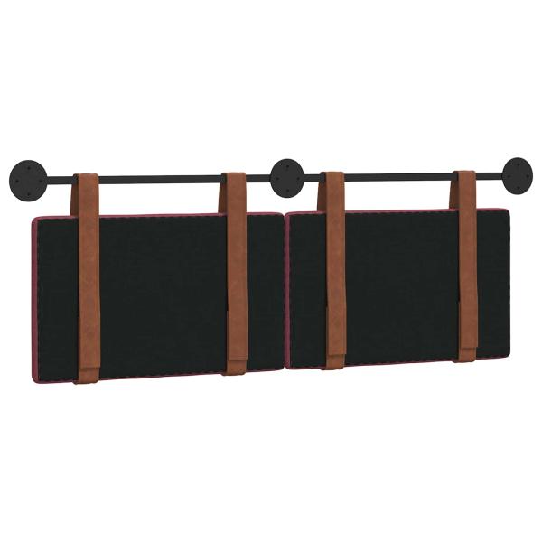 Hängevorderseite Uni Weinrot 130 x 55 x 5 cm Antikes PU