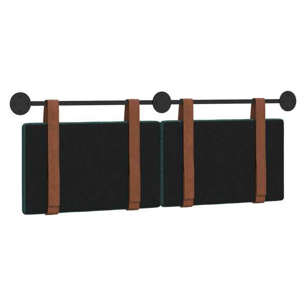 Hängevorderseite Uni Dunkelgrün 130 x 55 x 5 cm Antikes PU