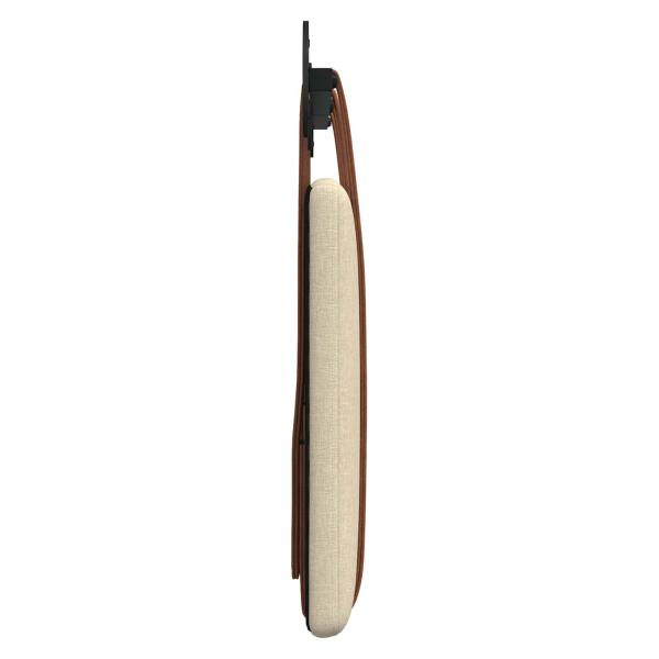 Hängevorderseite Wandmontiert Creme 130 x 55 x 5 cm Antikes PU