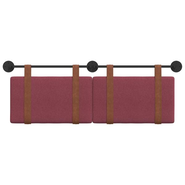 Hängevorderseite Uni Weinrot 150 x 55 x 5 cm Antikes PU
