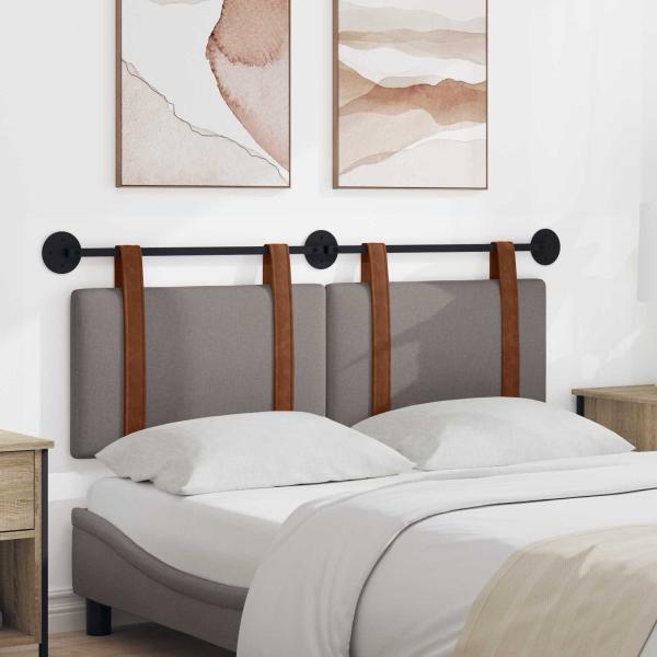 ARDEBO.de - Hängevorderseite Wandmontiert Taupe 150 x 55 x 5 cm Antikes PU