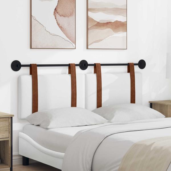 ARDEBO.de - Hängevorderseite Wandmontiert Weiß 150 x 55 x 5 cm Antikes PU