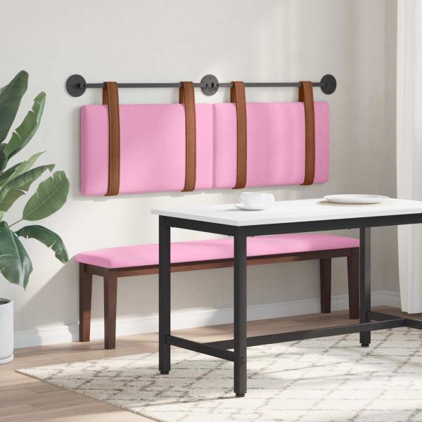 Hängendes Kopfteil Rosa Antikes PU