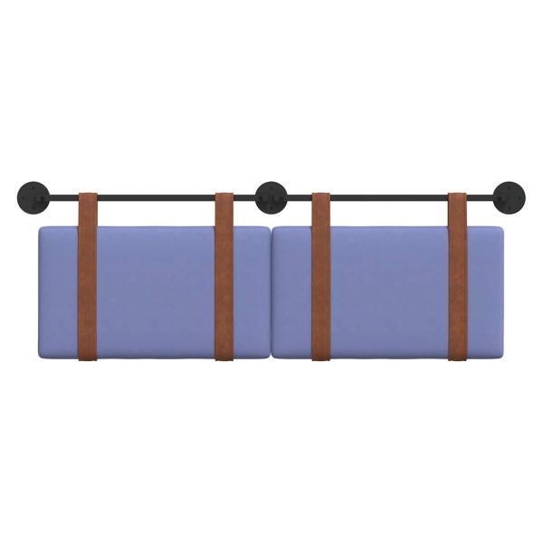 Hängendes Kopfteil Jeans blau Antikes PU