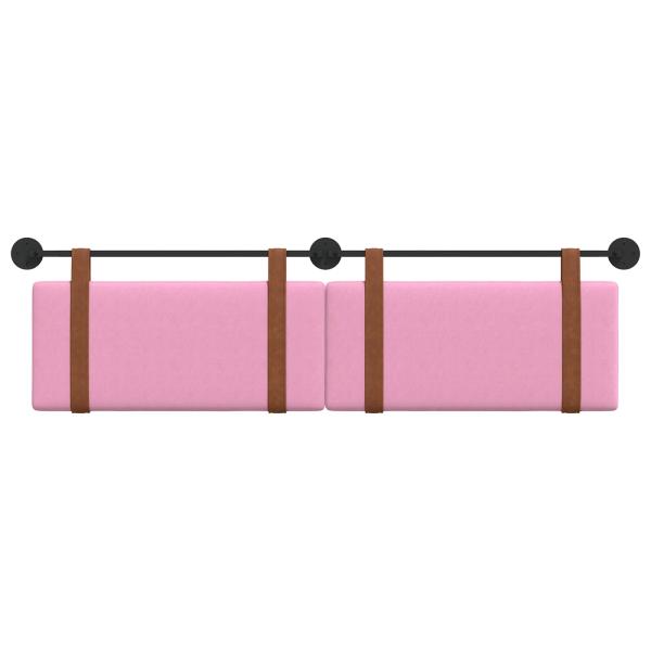 Hängendes Kopfteil Rosa Antikes PU