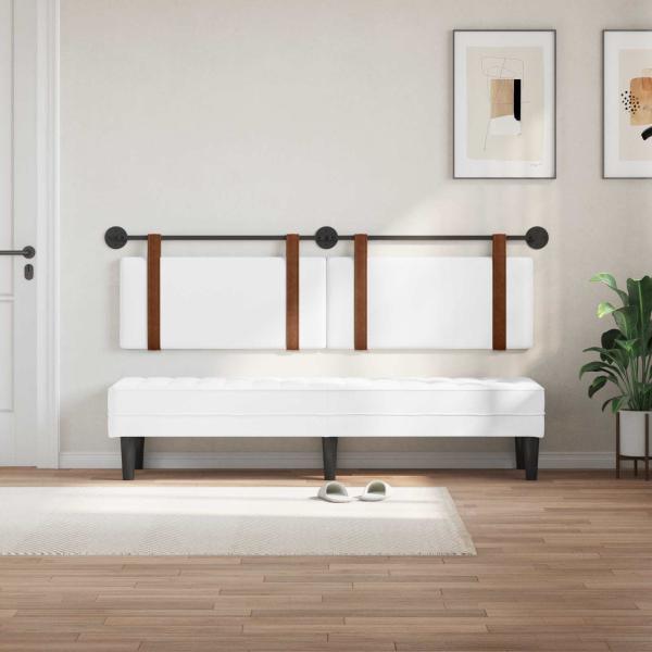 Hängevorderseite Wandmontiert Weiß 190 x 55 x 5 cm Antikes PU