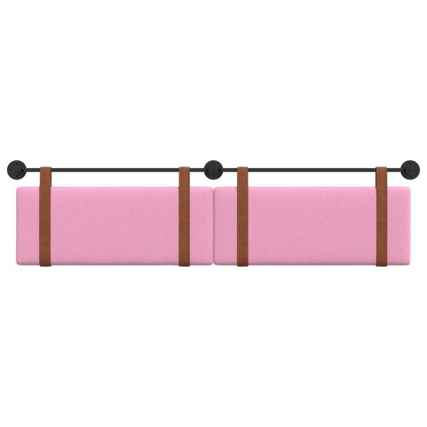 Hängendes Kopfteil Rosa Antikes PU