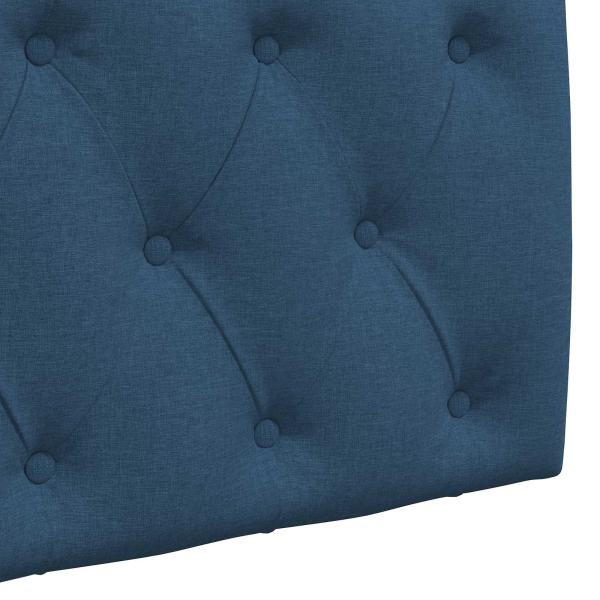 Hängendes Kopfteil Blau Stoff