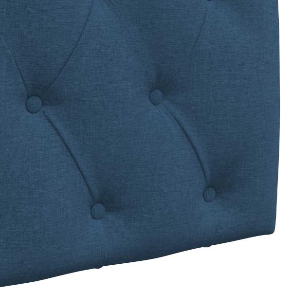 Hängendes Kopfteil Blau Stoff