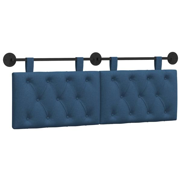 Hängendes Kopfteil Blau Stoff