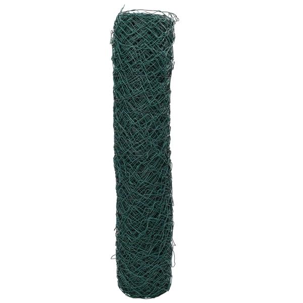 Maschendrahtzaun Grün 2 x 10 m Stahl