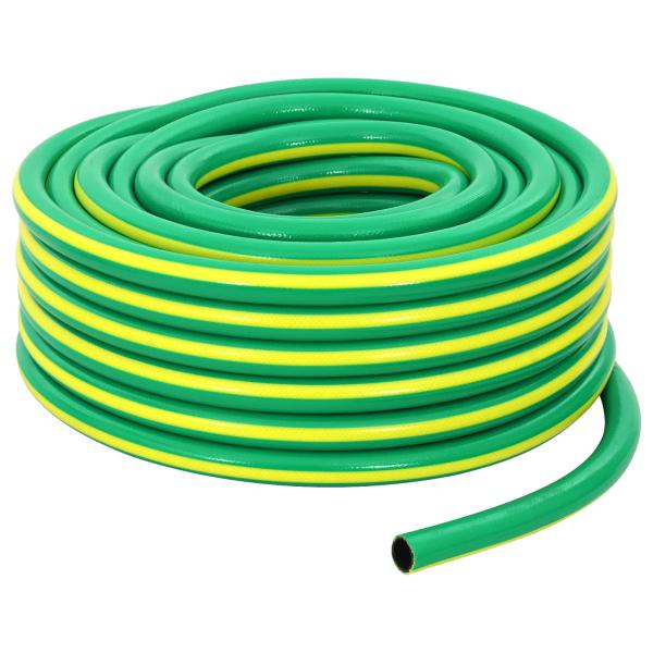 ARDEBO.de - Gartenschlauch 5-lagig Grün und Gelb 12 mm PVC