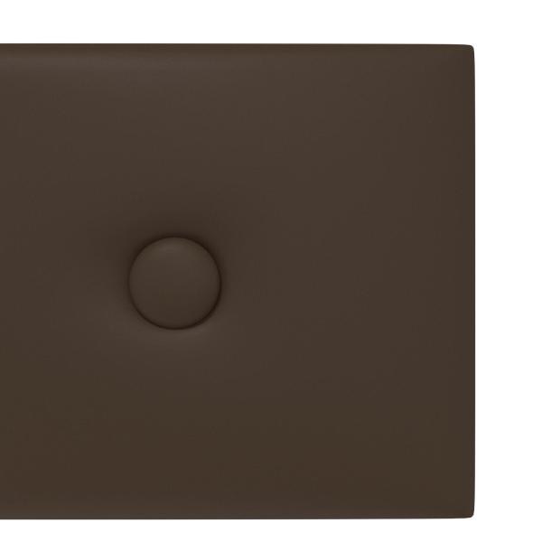 Wandkopfteilen 12 Stk. Braun Kunstleder