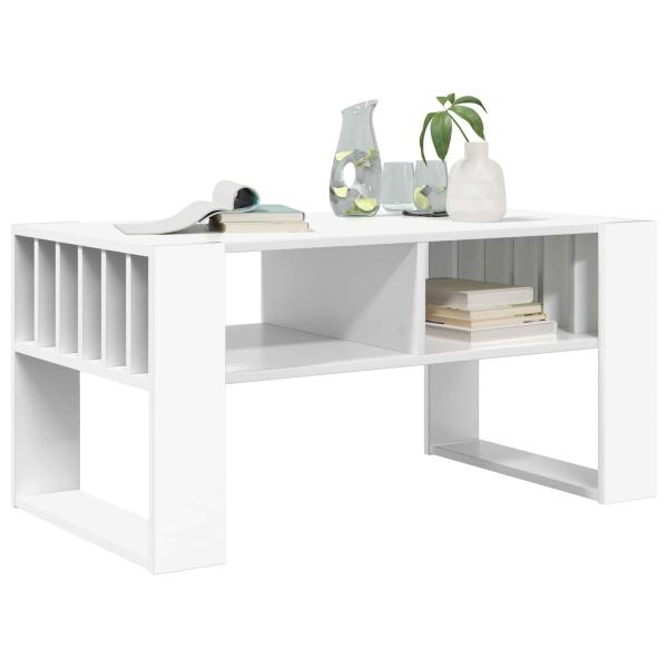 Couchtisch Weiß 92 x 49,5 x 45 cm Holzwerkstoff