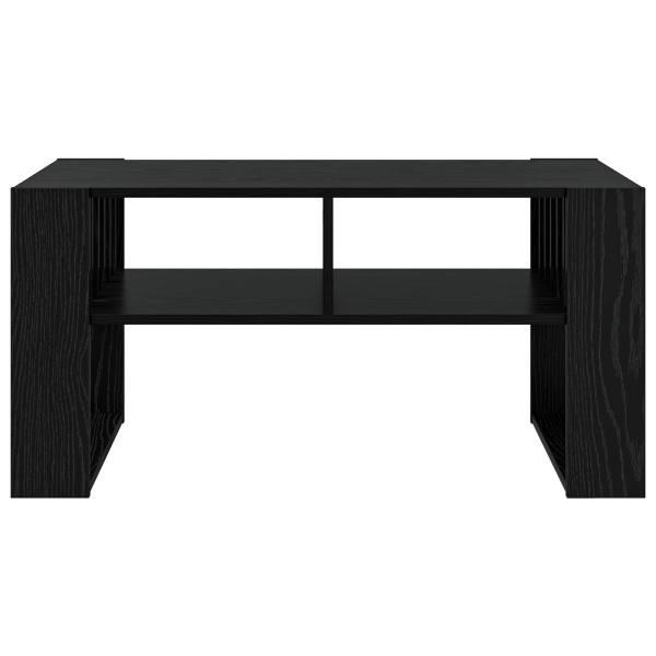 Couchtisch Schwarz Eichen-Optik 92 x 49,5 x 45 cm Holzwerkstoff