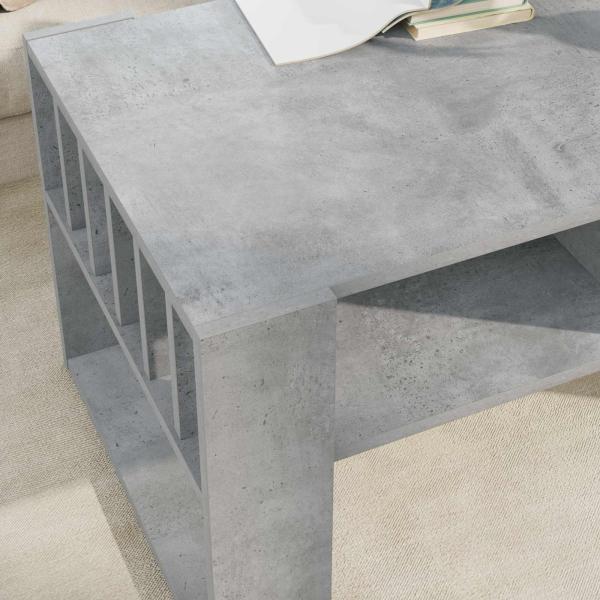 Couchtisch Beton Grau 92 x 49,5 x 45 cm Holzwerkstoff
