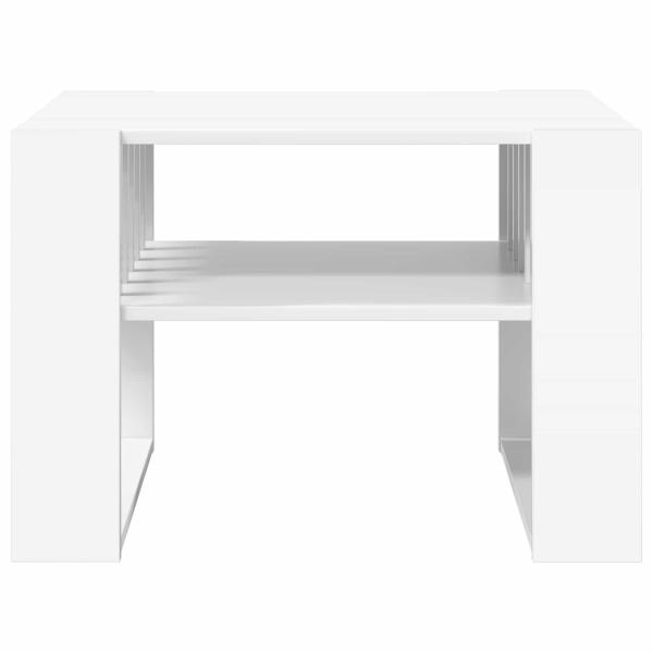 Couchtisch Weiß 66 x 49,5 x 45 cm Holzwerkstoff