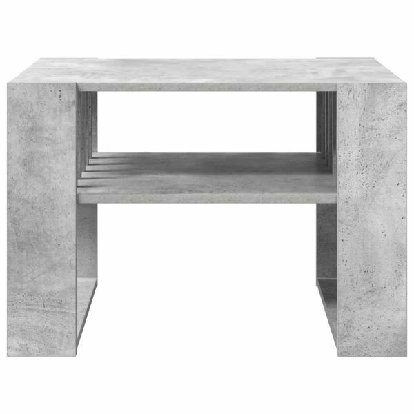 Couchtisch Beton Grau 66 x 49,5 x 45 cm Holzwerkstoff