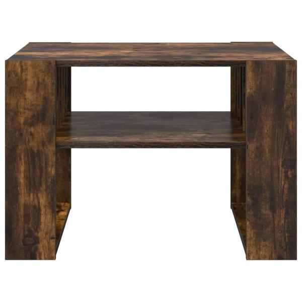 Couchtisch Geräucherte Eiche 66 x 49,5 x 45 cm Holzwerkstoff