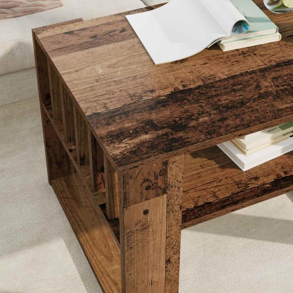 Couchtisch Altholz 66 x 49,5 x 45 cm Holzwerkstoff