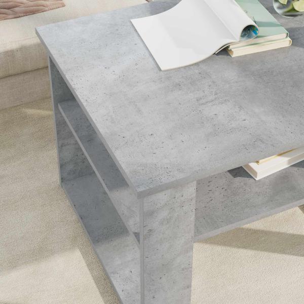 Couchtisch Betongrau 64 x 54 x 44 cm Holzwerkstoff