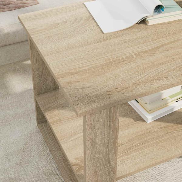Couchtisch Sonoma-Eiche 72 x 50 x 50 cm Holzwerkstoff
